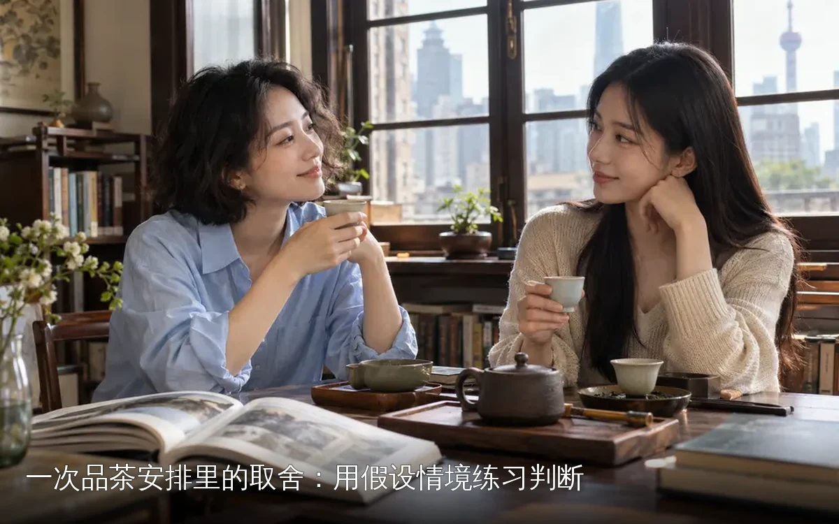 一次品茶安排里的取舍:用假设情境练习判断